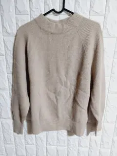 PLST（プラステ）ニットセーター　ベージュ　S　㉜