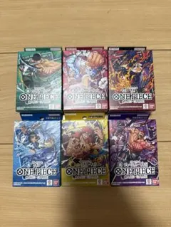 ONEPIECE カードゲーム スタートデッキ 6種セット ルフィ ニカ ゾロ