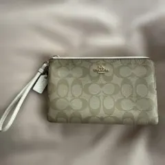 【ほぼ新品】COACH ダブルファスナー財布