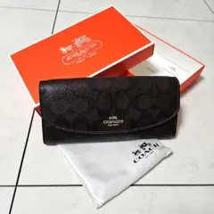 COACH　ブラウン長財布※使用感強