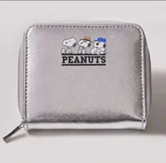 PEANUTS×MILKFED スヌーピー 財布 シルバー 三兄弟　雑誌 付録のサムネイル