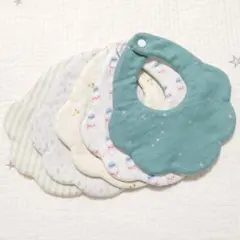 No.66 ハンドメイドもくもくスタイ5枚セット