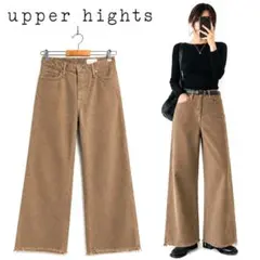 美品✨️ upper hights レディース パンツ ベージュ М 日本製