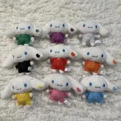 シナモロール カラフルジャージ マスコット 全9種セット Snow Manカラー