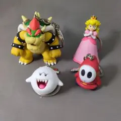 USJ ニンテンドーワールド キーホルダー4点 クッパ ピーチ テレサ ヘイホー