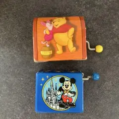 レトロ☆東京ディズニーランド オルゴール くまのプーさん ミッキー