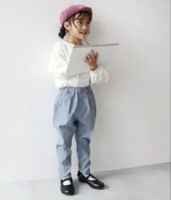 キッズ ロングパンツ ライトブルー
