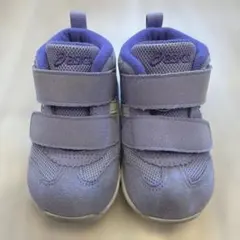 asics キッズスニーカー パープル