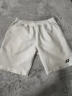 YONEX ホワイト ハーフパンツ ポケット付き