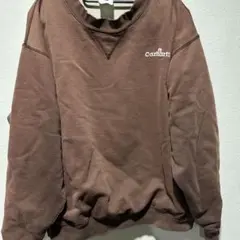 Carhartt ブラウン トレーナー　古着
