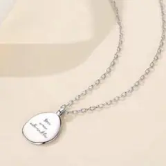 ネックレス コイン あずきチェーン サージカルステンレス 大人気 新品 シルバー