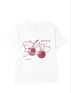 Herlipto Cherry Tee '26 white 白　新品のサムネイル