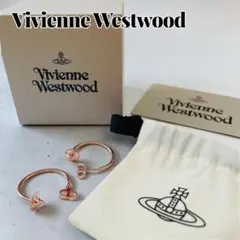 極美品 Vivienne Westwood オーブ フープピアス ローズゴールド