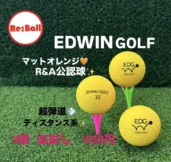 EDWIN GOLF 3球【お試し】ロストボール
