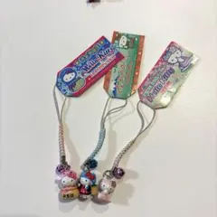 ハローキティ　根付けストラップ　地域限定　静岡・伊豆セット