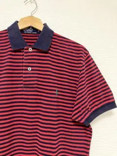 90 old Polo Ralph Lauren ラルフ ボーダー ポロシャツ