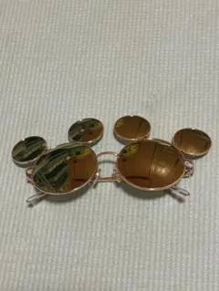 《アオ様専用》ミッキー型ゴールドフレームサングラス