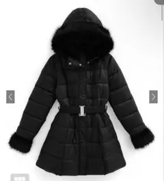 ベルト付きファーAラインダウン