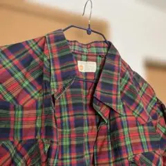 EDWIN チェック柄半袖シャツ