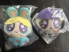 パワーパフガールズ　おめめキラキラぬいぐるみ　バターカップ　バニーバブルス