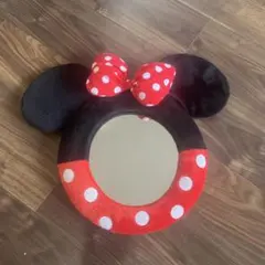 ミニーマウス 壁掛けミラー 鏡