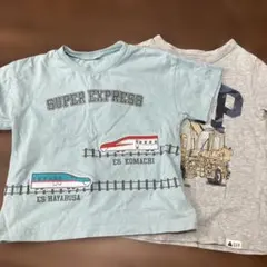 GAP キッズ Tシャツ 2枚セット 100cm 乗り物のサムネイル