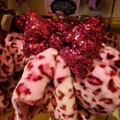 ファンキャップピンクヒョウ柄