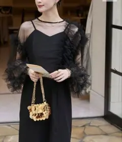 n【美品】フォルクシー ワンピース ドレス 結婚式 オケージョン