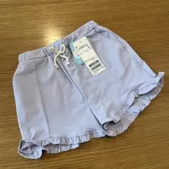 新品プティマイン ショートパンツ　ズボン　水陸両用　110cm パープル