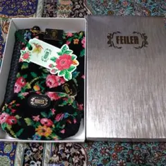 【新品未使用】箱入　FEILER 花柄 ポーチ2点セット