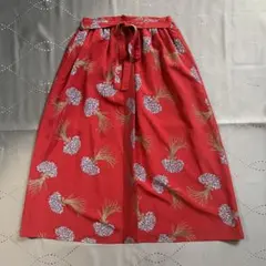 古着 ピンクハウス ブーケ 紫陽花 花柄 フレアスカート 90s ヴィンテージのサムネイル