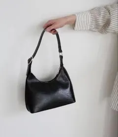 フェイクレザーミニホーボーバッグ≪軽量250g≫