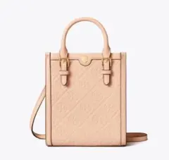 Tory Burch Tモノグラム レザーミニトート