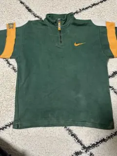 90s NIKEハーフジップスウェット