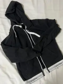 Calvin Klein ジップアップパーカー ブラックのサムネイル