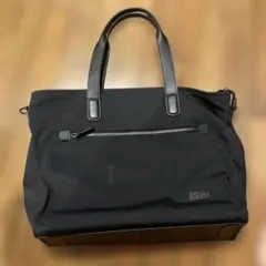 TUMI 黒 ナイロン レザー トートバッグ　ビジネスバッグ　メンズ