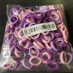紫とピンクのヘアゴムセット200個