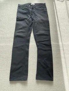 サタデーズ　ブラックデニム ストレートパンツ　メンズ　レディース　古着