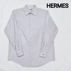 Charvet コットン リネンシャツ ライトブルー 39 HERMES - メルカリ