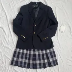 美品☆イーストボーイ/スカートスーツ/紺ブレ/金ボタン/卒服/フォーマル/11号