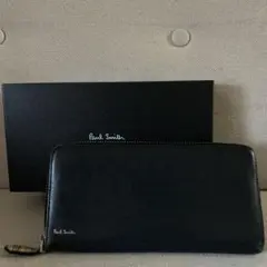 Paul Smith ラウンドファスナー 長財布 マルチストライプ