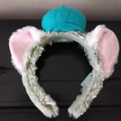 ディズニー カチューシャ ジェラトーニ　青い帽子 ピンクの耳