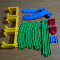 プラレール 橋脚 車止め ジョイントレール セット