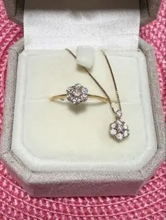 USED★フェスタリア★ K10 ピンクゴールド リング 9 ビジュソフィア USED☆フェスタリア☆ K10 ピンクゴールド リング 9 ビジュ