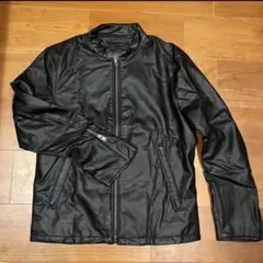 完売品✨オールドユニクロ レザー シングルライダース シワ加工 大きいサイズ 黒 完売品✨オールドユニクロ レザー シングルライダース シワ加工