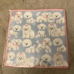 WEB限定カラー　ラブラリーバイフェイラー ハンカチ モフモフワンチャン