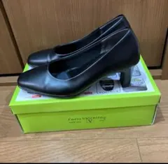 Furio Valenting 黒 ハイヒール 22.5cm