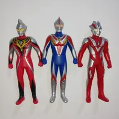 ウルトラマン　ミニフィギュア　ソフビ　ジャスティス　コスモス　ゼノン