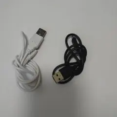 USB A to Micro USBケーブル 2色セット