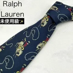 極美品꧂ ポロラルフローレン ネクタイ タータンチェック柄 ドクロ